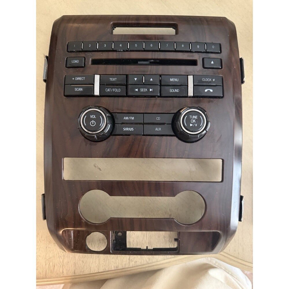 Wooden Radio Dash Board For 2012 ford lariat crew cab 12 gen 2009-2014